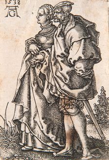From the series "The Small Wedding Dancers" , 1538. Creator: Aldegrever, Heinrich (1502-1560)