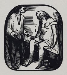 From the series "Wine, women and cards", 1920. Creator: Vasyl Masyutin
