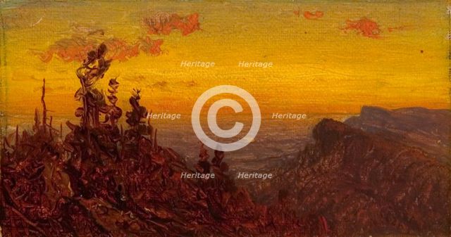 From the Shawangunk Mountains, 1823-1880. Creator: Sanford Robinson Gifford.
