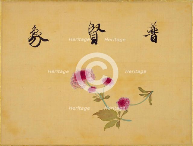 From the Sketch Book of Sakura (Cherry Blossoms), Between 1830 and 1853. Creator: Sakamoto, Konen (1800-1853).