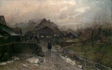 From the Suburb, 1879. Creator: Gerhard Munthe