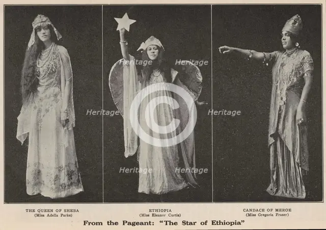 From the pageant: "The star of Ethiopia", 1915-12. Creator: Unknown.