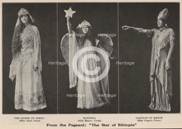 From the pageant: "The star of Ethiopia", 1915-12. Creator: Unknown.