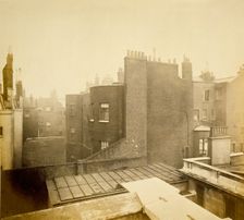 From the roof of Burlington House, Piccadilly, looking towards the back of Albany., c1860s. Creator: Stephen Ayling