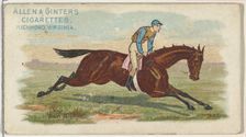From The World's Racers series (N32) for Allen & Ginter Cigarettes, 1888. Creator: Allen & Ginter