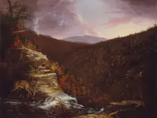 From the Top of Kaaterskill Falls, 1826. Creator: Thomas Cole