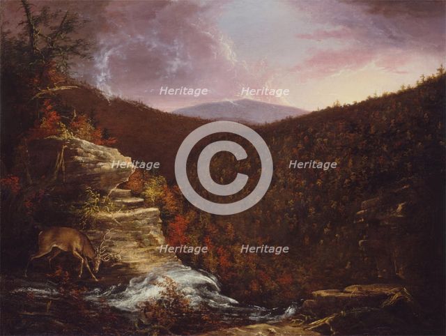 From the Top of Kaaterskill Falls, 1826. Creator: Thomas Cole.