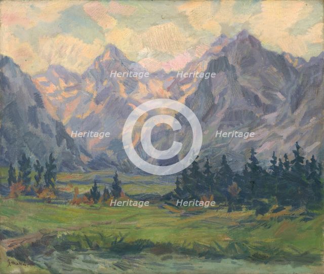 From the Tatras, around 1940. Creator: Gustav Mally.