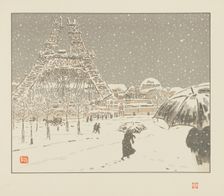 From Thirty-Six Views of the Eiffel Tower, 1902. Creator: Rivière, Henri (1864-1951)