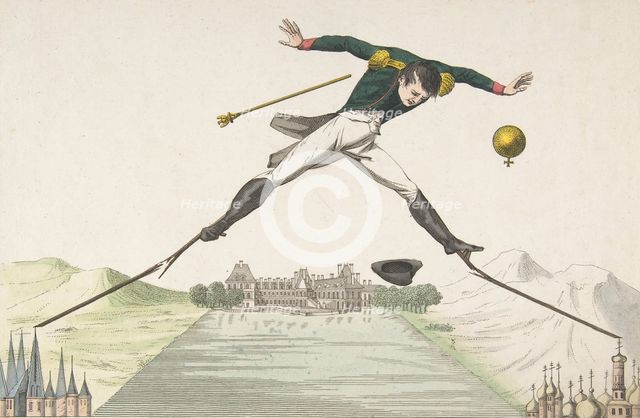 From Top to Bottom, or Cause and Effect (Du haut en bas...ou les causes et les effet..., April 1814. Creator: Elie.