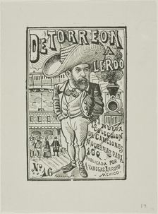 From Torreón to Lerdo, c. 1905. Creator: José Guadalupe Posada