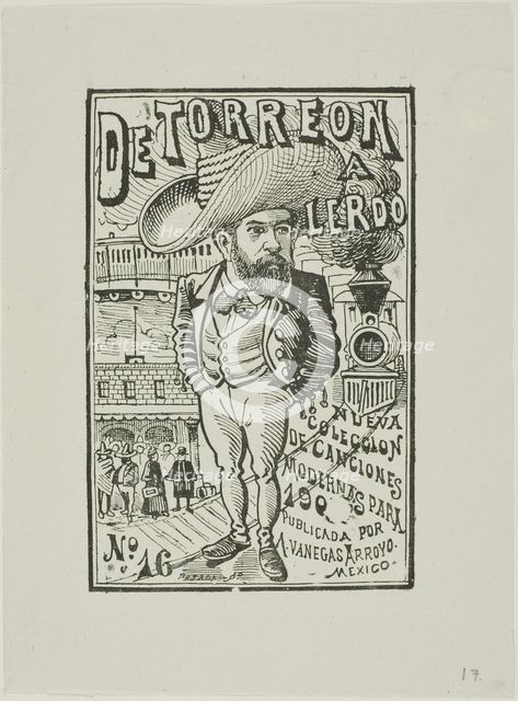 From Torreón to Lerdo, c. 1905. Creator: José Guadalupe Posada.