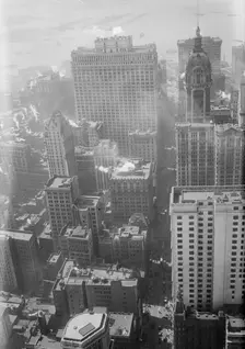 From Woolworth Bldg., between c1915 and c1920. Creator: Bain News Service