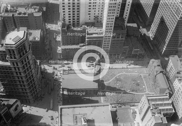 From Woolworth Building, between c1915 and c1920. Creator: Bain News Service.