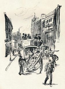 From a chalk drawing by Emil Orlik c1900. Artist: Emil Orlik