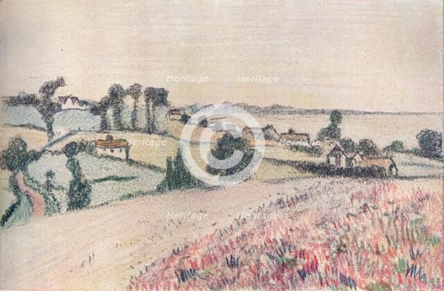 'From a drawing in coloured chalks by Lucien Pissarro', c20th century. Artist: Lucien Pissaro.
