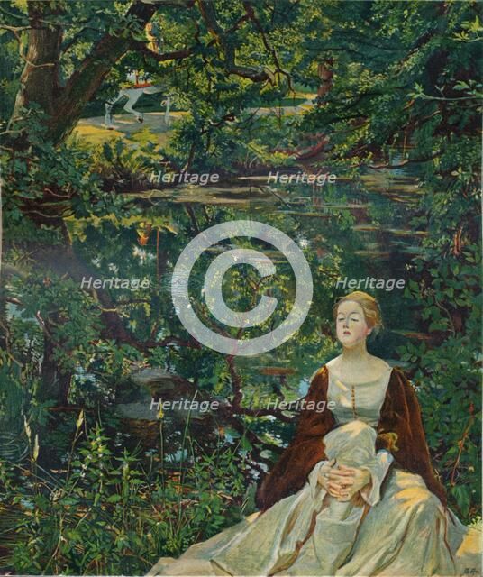 'From a painting by Byam Shaw', c1899. Artist: Byam Shaw.