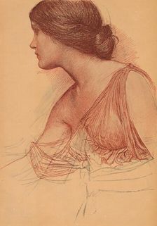 From a study in sanguine c1899. Artist: John William Waterhouse