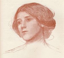 From a study in sanguine c1899. Artist: John William Waterhouse