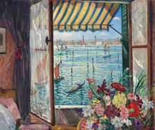 From a Venetian Window, 1934. Creator: Nevinson, Christopher Richard Wynne (1889-1946)