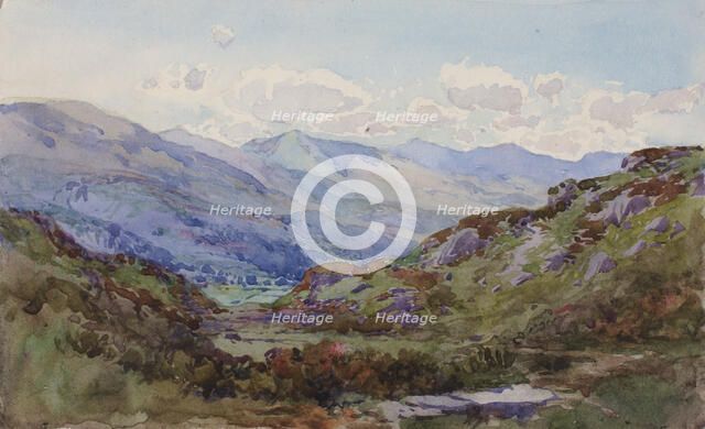 From above Pont-y-Pant, 1899. Creator: George Elbert Burr.