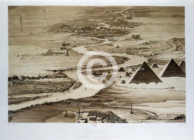 'From Alexandria to the Second Cataract', Egypt, 1841. Artist: Himely