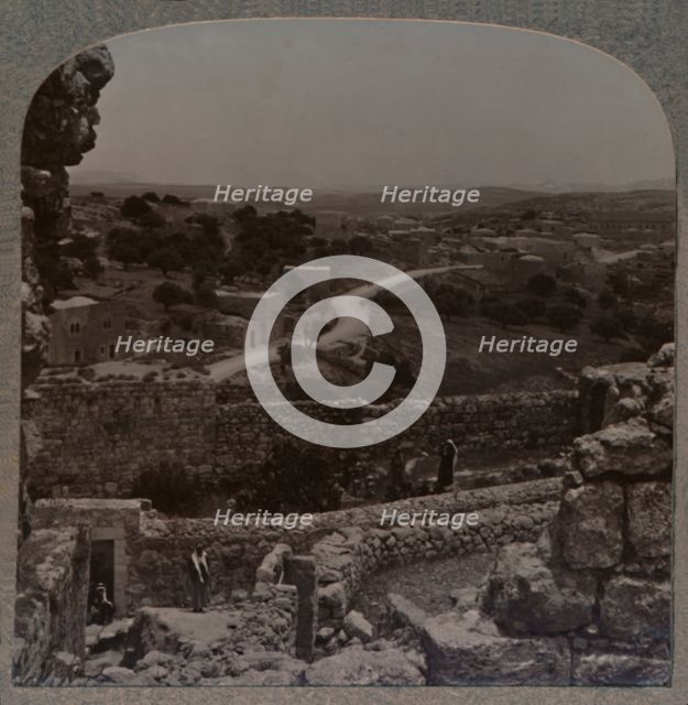 'From Archway at Simon's House to Lazarus's house, Bethany', c1900. Artist: Unknown.