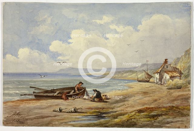 From Barnard's Book on Coloring, 1855. Creator: Elizabeth Murray.