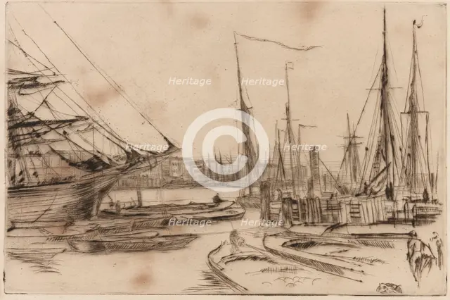 From Billingsgate, 1878. Creator: James Abbott McNeill Whistler.