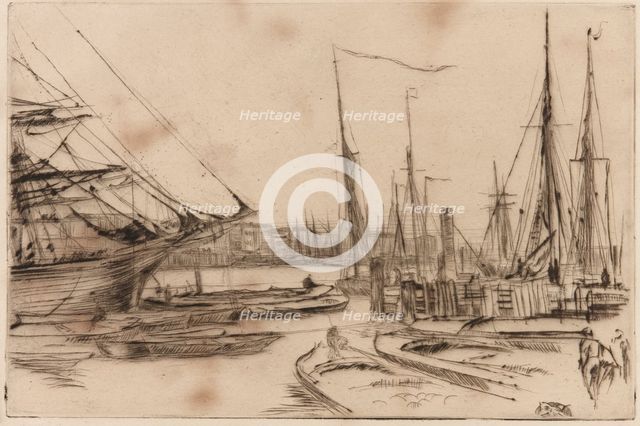 From Billingsgate, 1878. Creator: James Abbott McNeill Whistler.