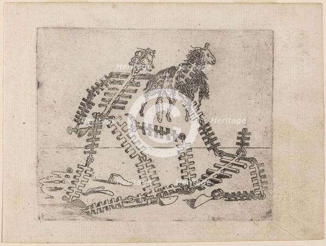 From "Bizzarie di varie Figure", 1624. Creator: Giovanni Battista Bracelli.
