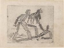 From "Bizzarie di varie Figure", 1624. Creator: Giovanni Battista Bracelli