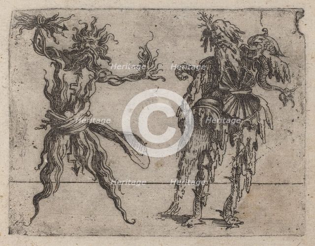 From "Bizzarie di varie Figure", 1624. Creator: Giovanni Battista Bracelli.