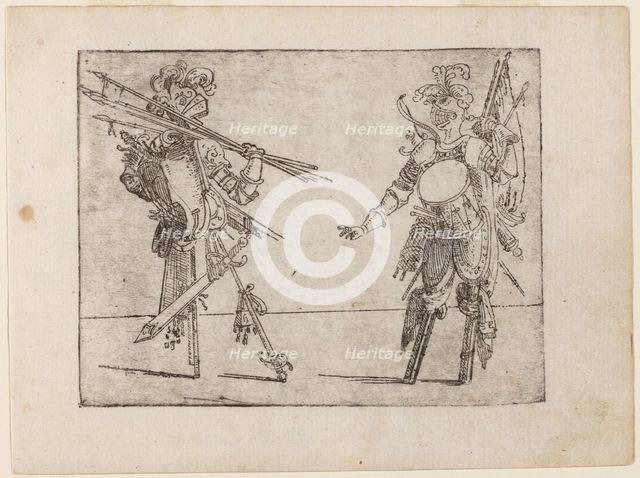 From "Bizzarie di varie Figure", 1624. Creator: Giovanni Battista Bracelli.