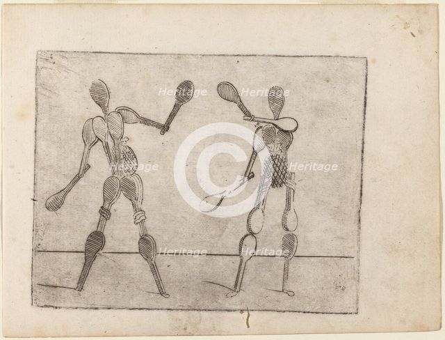 From "Bizzarie di varie Figure", 1624. Creator: Giovanni Battista Bracelli.