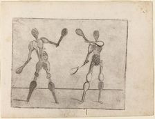 From "Bizzarie di varie Figure", 1624. Creator: Giovanni Battista Bracelli