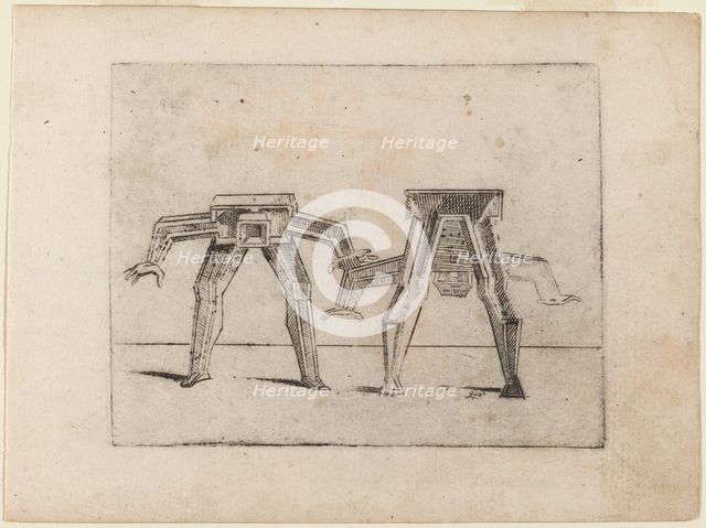 From "Bizzarie di varie Figure", 1624. Creator: Giovanni Battista Bracelli.