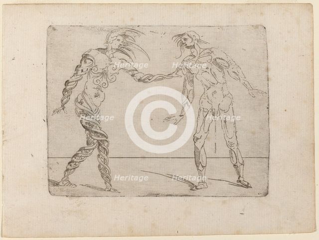 From "Bizzarie di varie Figure", 1624. Creator: Giovanni Battista Bracelli.