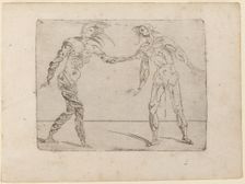 From "Bizzarie di varie Figure", 1624. Creator: Giovanni Battista Bracelli