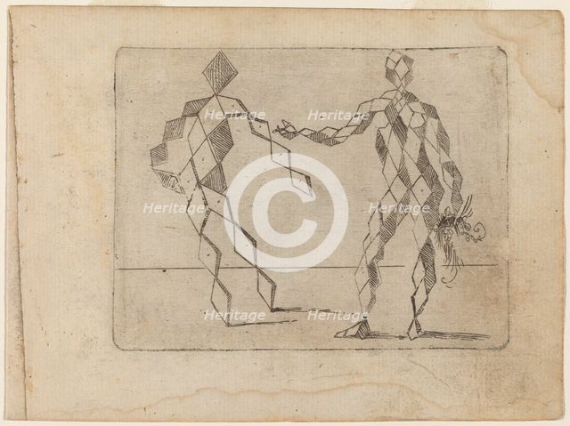 From "Bizzarie di varie Figure", 1624. Creator: Giovanni Battista Bracelli.