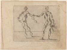 From "Bizzarie di varie Figure", 1624. Creator: Giovanni Battista Bracelli