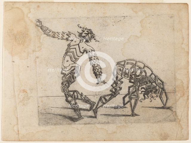 From "Bizzarie di varie Figure", 1624. Creator: Giovanni Battista Bracelli.