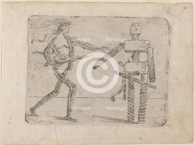 From "Bizzarie di varie Figure", 1624. Creator: Giovanni Battista Bracelli.