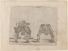 From "Bizzarie di varie Figure", 1624. Creator: Giovanni Battista Bracelli