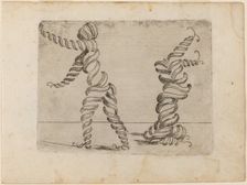From "Bizzarie di varie Figure", 1624. Creator: Giovanni Battista Bracelli