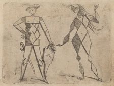 From "Bizzarie di varie Figure", 1624. Creator: Giovanni Battista Bracelli