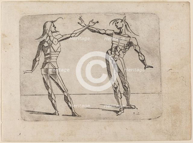 From "Bizzarie di varie Figure", 1624. Creator: Giovanni Battista Bracelli.