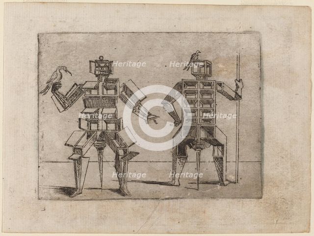 From "Bizzarie di varie Figure", 1624. Creator: Giovanni Battista Bracelli.
