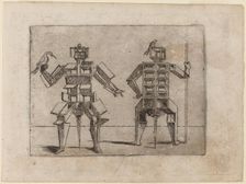 From "Bizzarie di varie Figure", 1624. Creator: Giovanni Battista Bracelli