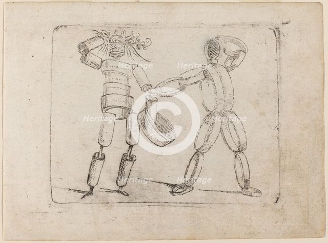 From "Bizzarie di varie Figure", 1624. Creator: Giovanni Battista Bracelli.